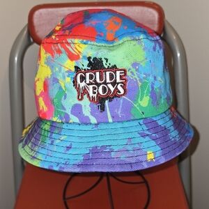 Colorful Splash Bucket Hat NWOT